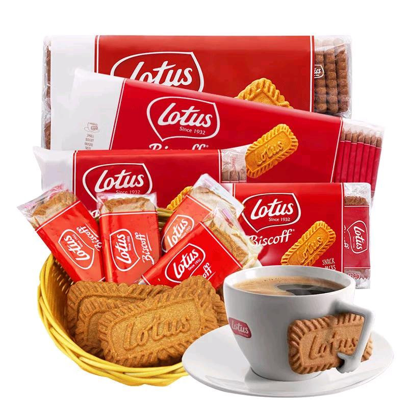 比利时lotus 和情缤咖时焦糖饼干进口零食代餐网红小吃小包装 